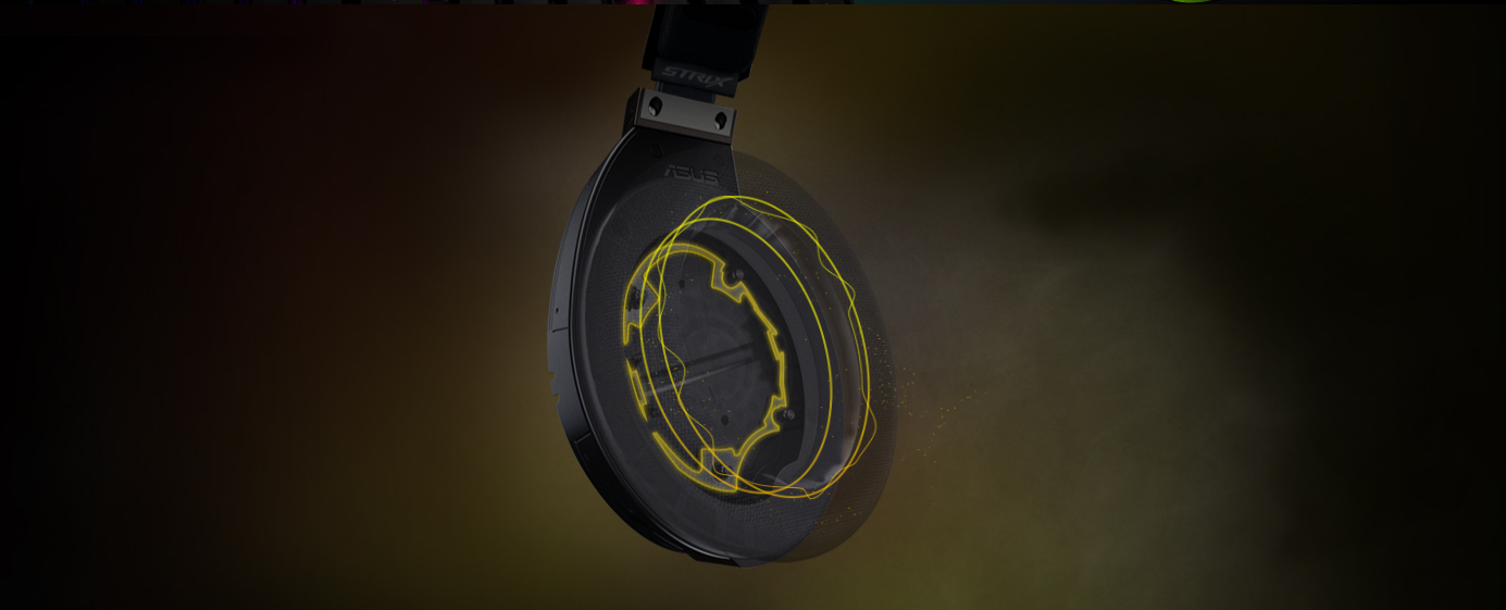 Tai nghe Bluetooth Asus ROG Strix Fusion 700 Gaming có thiết kế buồng âm độc quyền